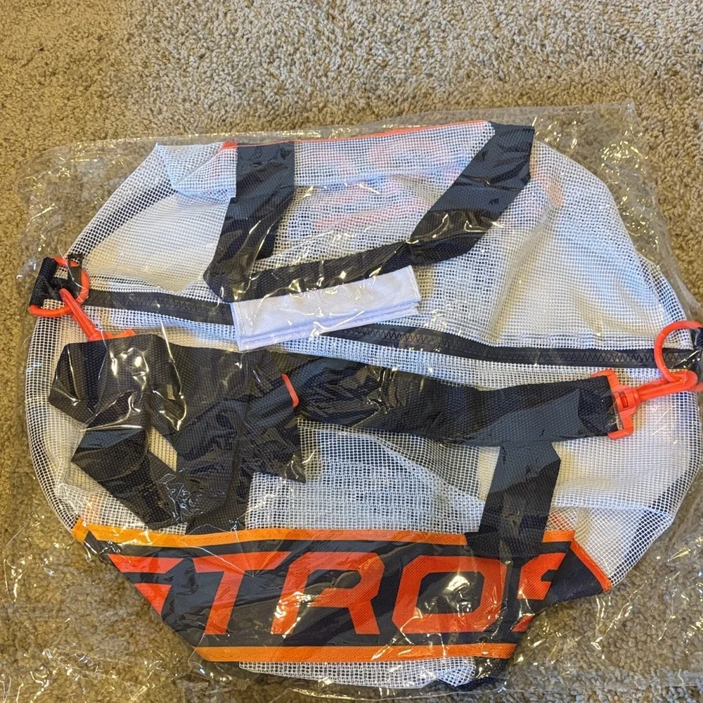 Houston Astros Mesh Tote Bag with Orange and Black Accents